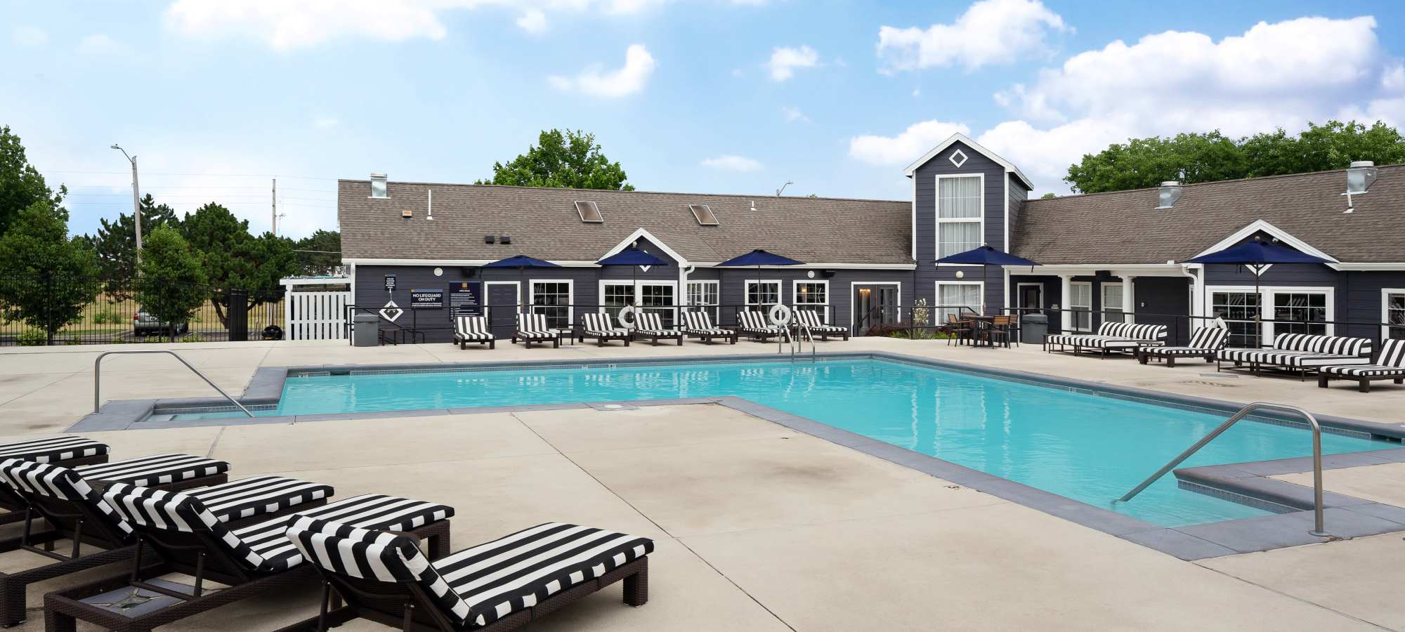 Swimming pool at The Quarters Manhattan in Manhattan, Kansas