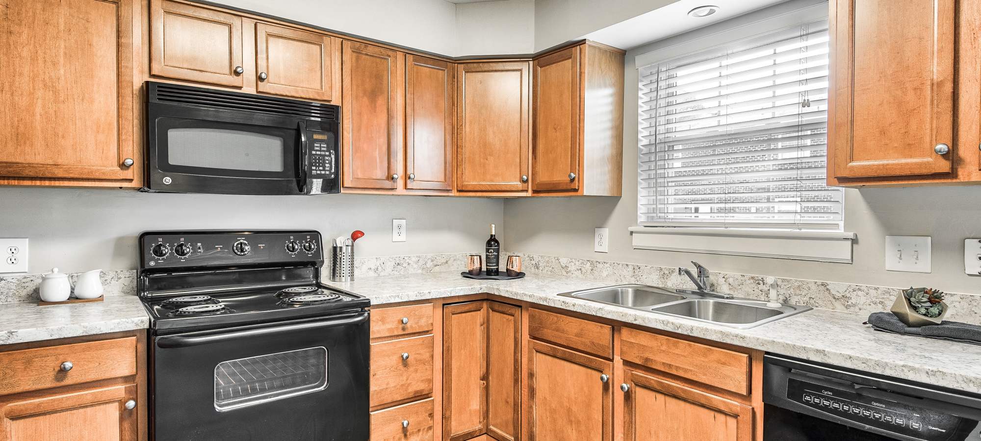 Model kitchen at Maple Bay in Virginia Beach, Virginia