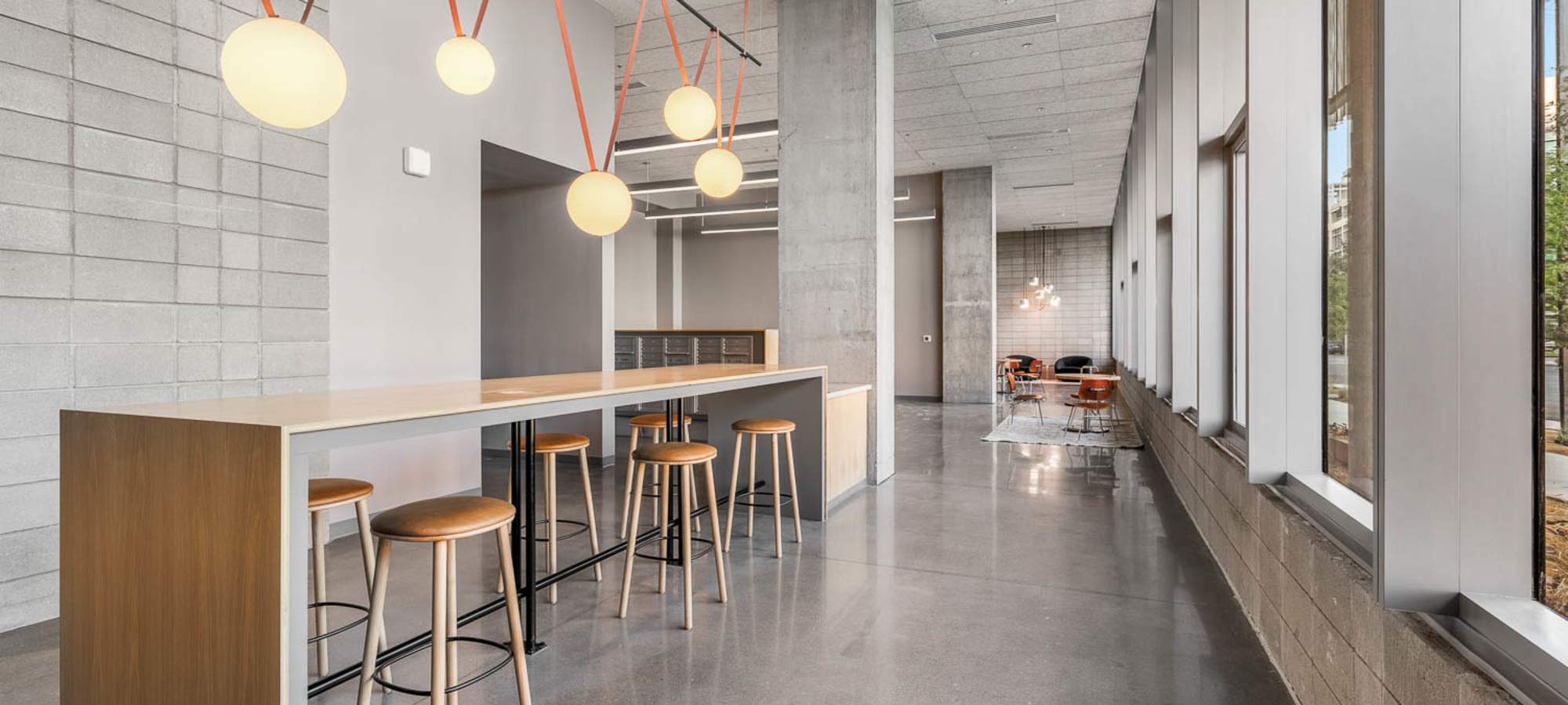 Coworking space at PALMtower in Phoenix, Arizona