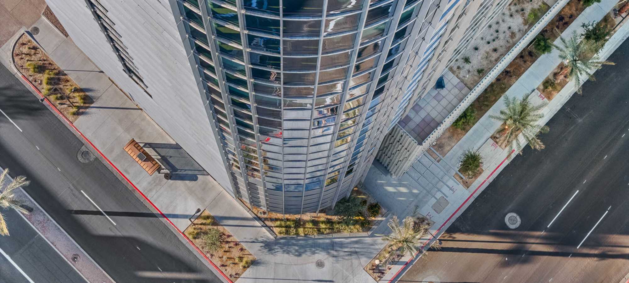 Architectural design at PALMtower in Phoenix, Arizona