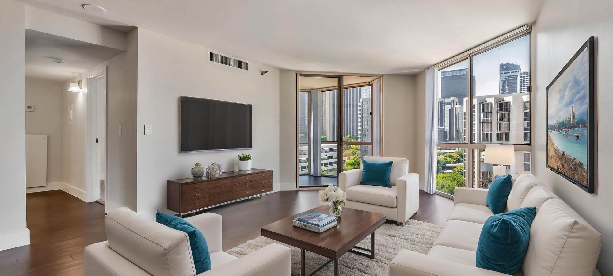 apartments at Promenade Towers in Los Angeles, California