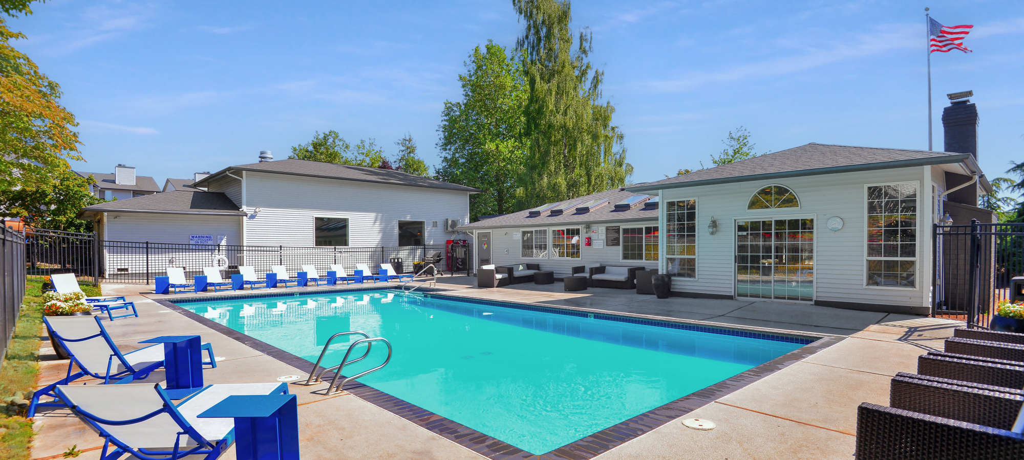 Swimming Pool atWellington Apartments in Silverdale, Washington
