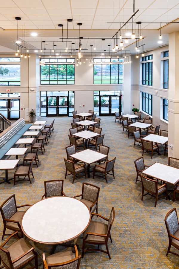 Dining room at Merrill Gardens at Columbia in Columbia, South Carolina