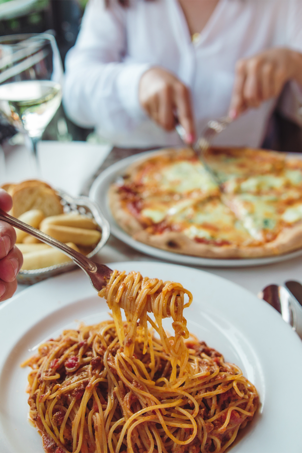 Many restaurant options nearby The Abbey at Briar Forest in Houston, Texas