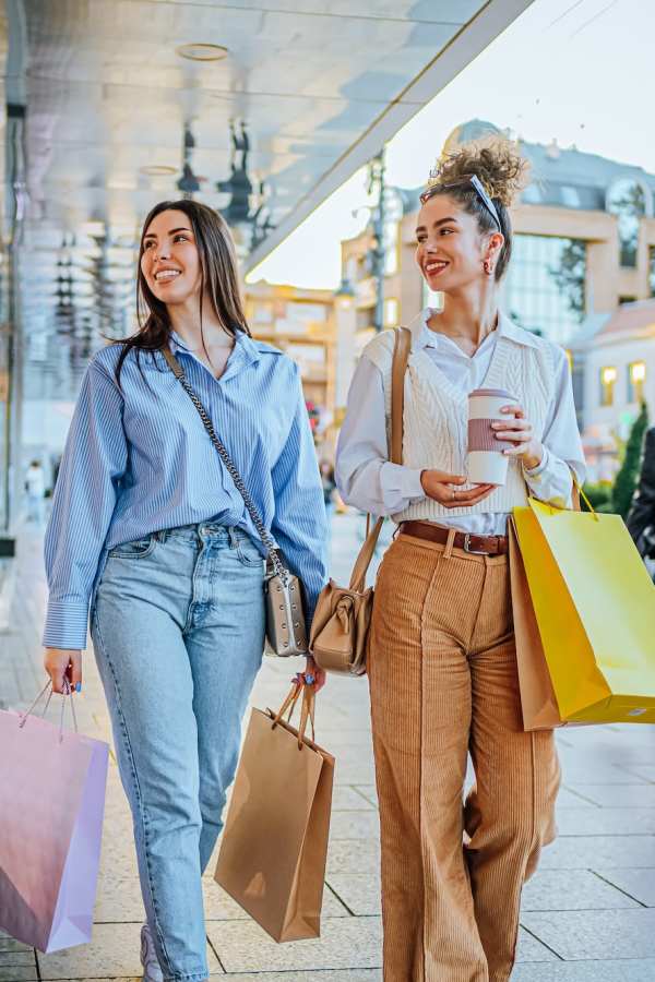 Residents shopping nearby The Abbey at Spring Town Center in Spring, Texas