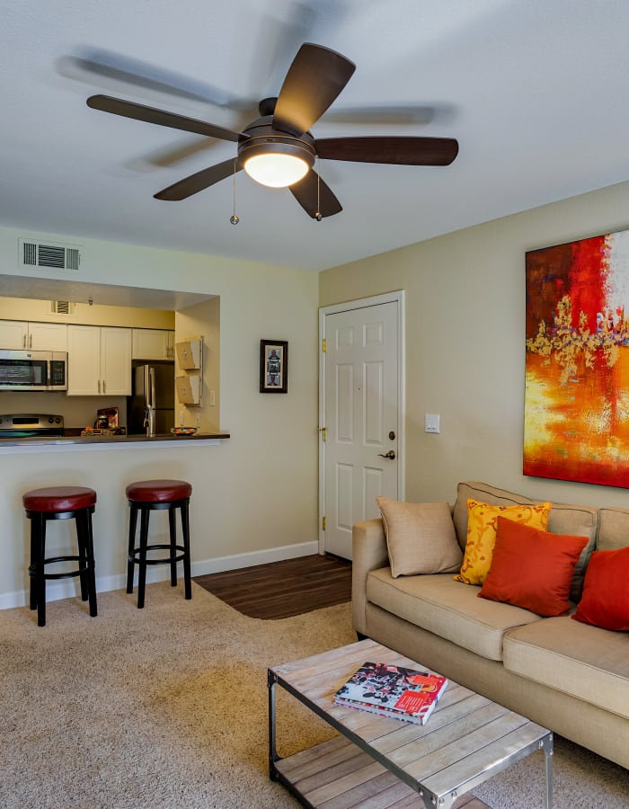 ceiling fan at Shadow Creek in Santa Rosa, California