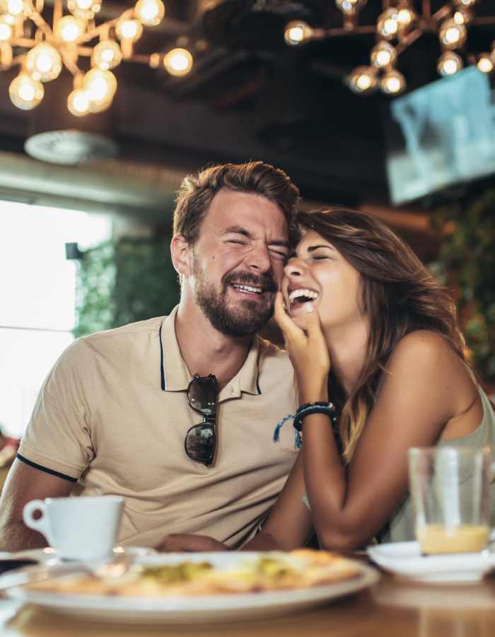 Couple Laughing