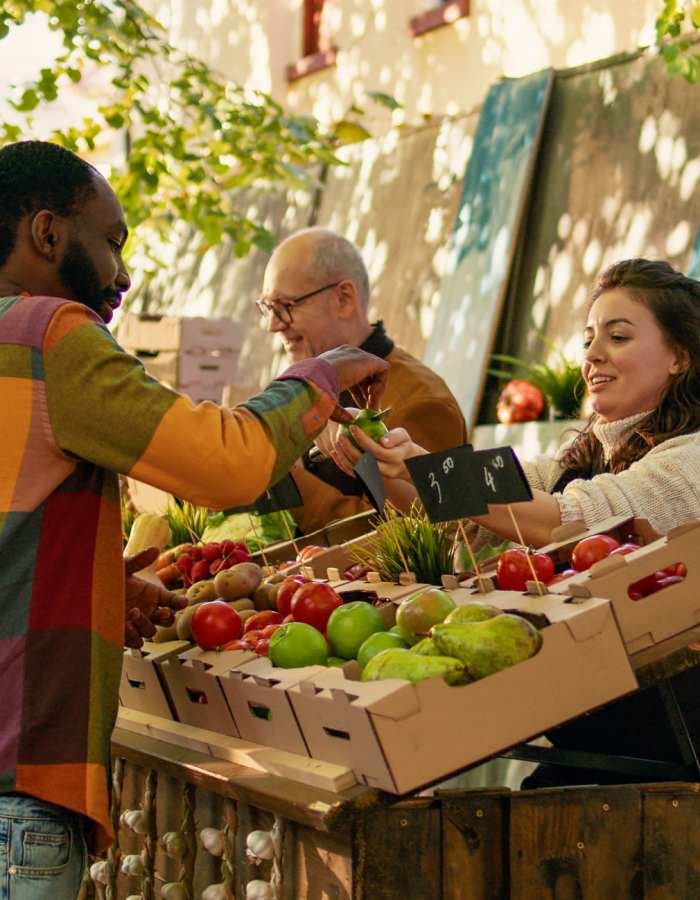 Farmer's market near The Maggie Flats in Jacksonville, Florida