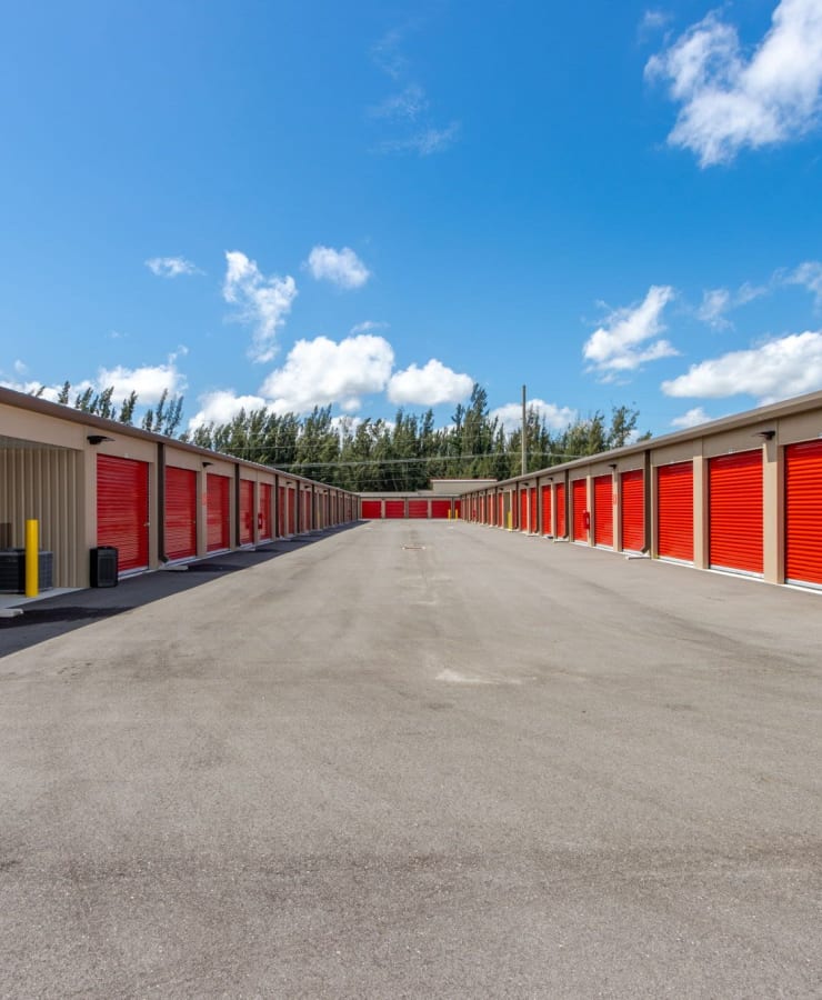 driveway at StorQuest Express Self Service Storage in Cape Coral, Florida