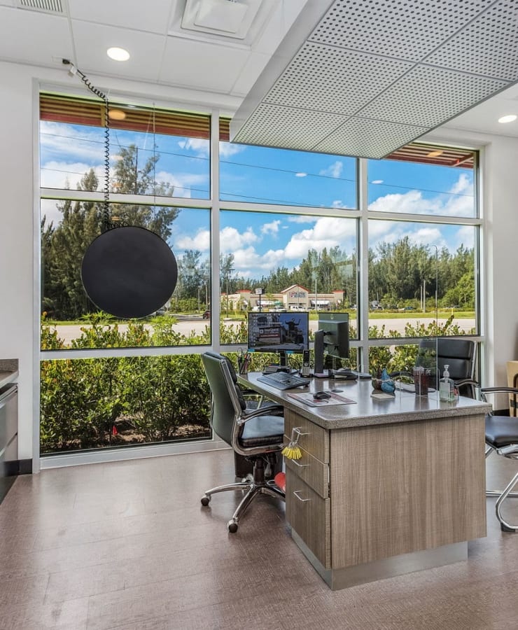 office at StorQuest Express Self Service Storage in Cape Coral, Florida
