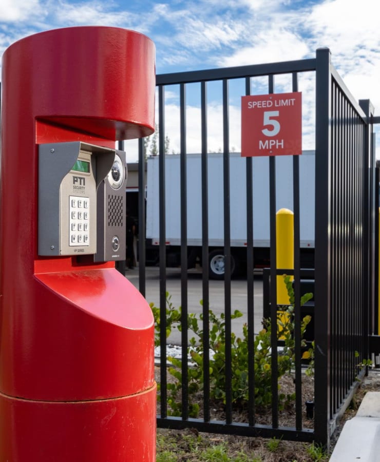 keypad entry at StorQuest Express Self Service Storage in Cape Coral, Florida