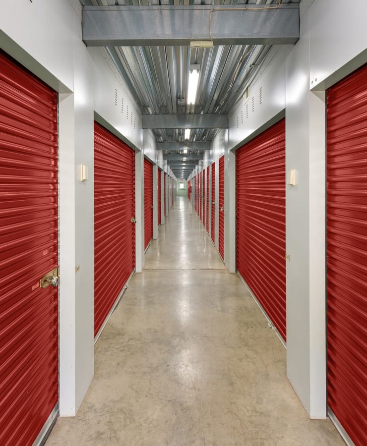 Indoor climate-controlled storage units at StorQuest Express Self Service Storage in Briarcliff Manor, New York