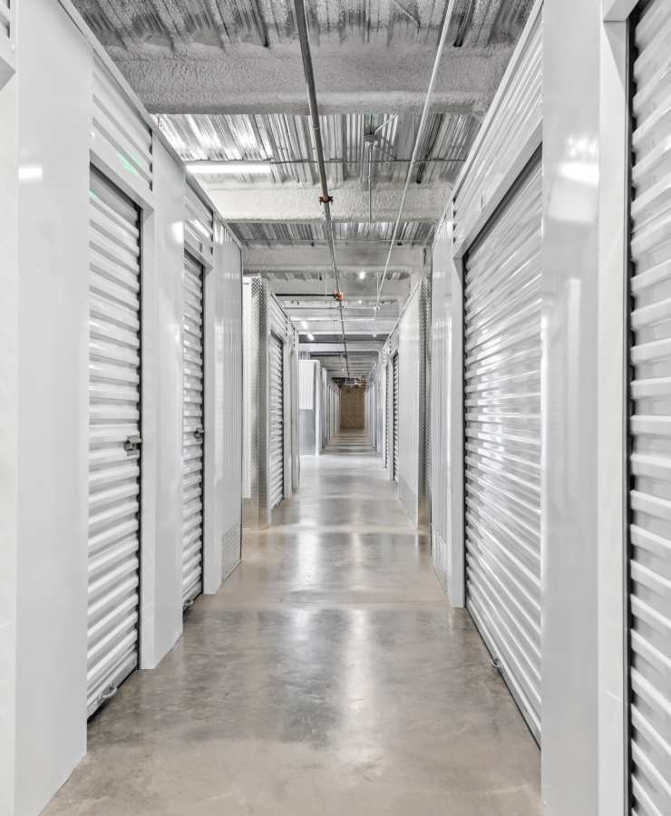 Indoor climate-controlled storage at StorQuest Self Storage in El Cajon, California