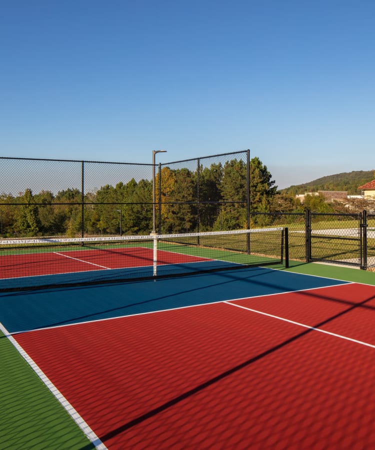 Tennis court at Monark Grove Greystone in Birmingham, Alabama