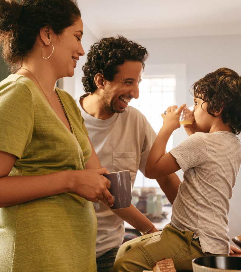 Family at Polo Run Apartments in Stockton, California