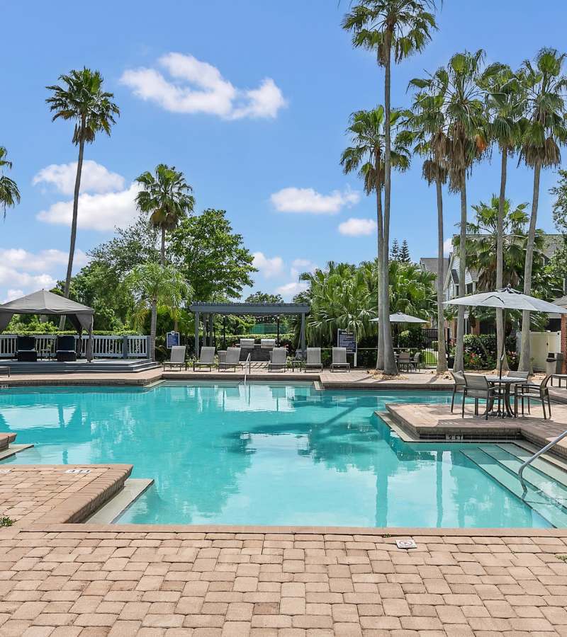 Resort style swimming pool at Rosemont Windermere in Orlando, Florida