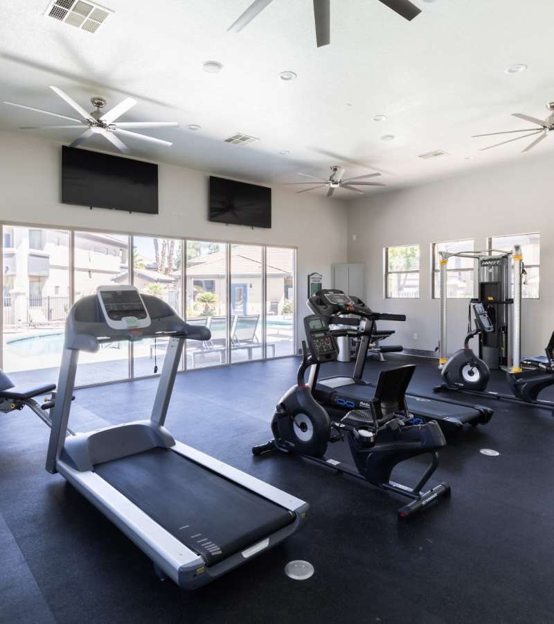Fitness center at Sol District in Phoenix, Arizona