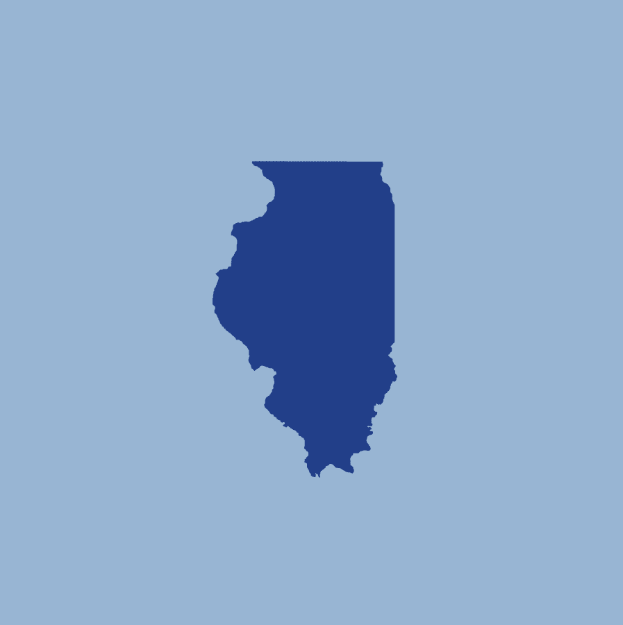 Illinois graphic map