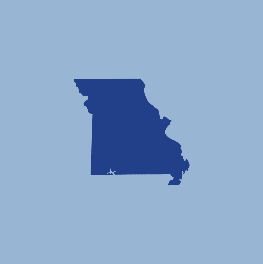 Missouri graphic map