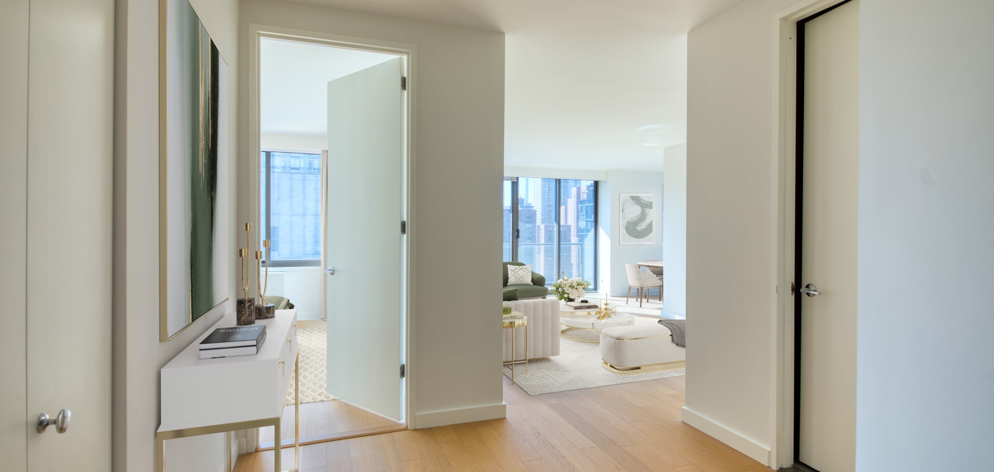 Spacious floor plans and natural lighting at 301 E 94th Street in New York, New York