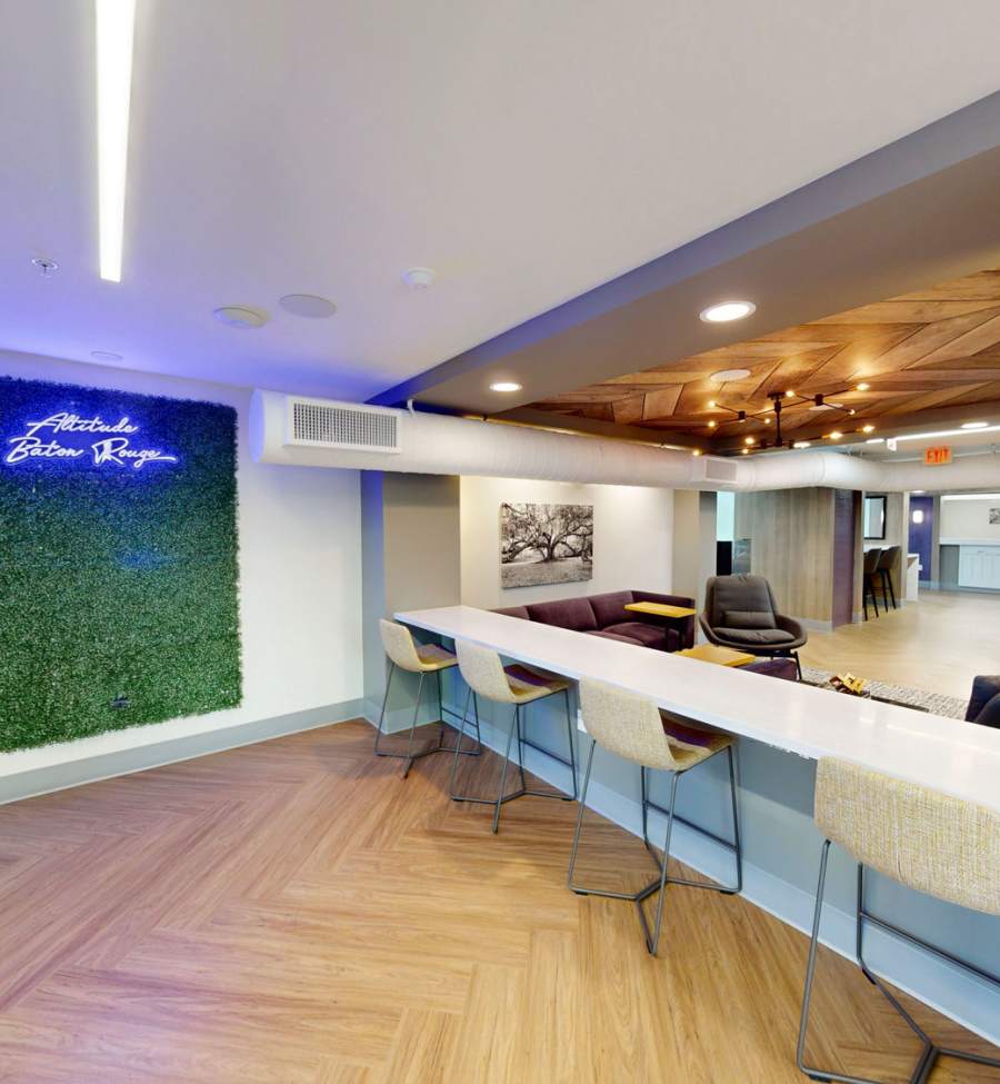 Renovated Clubhouse Lounge at Altitude Baton Rouge in Baton Rouge, Louisiana