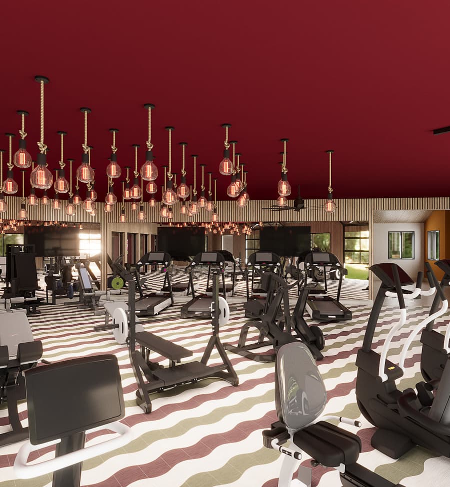 Brand new fitness center coming soon at The Quarters Starkville in Starkville, Mississippi