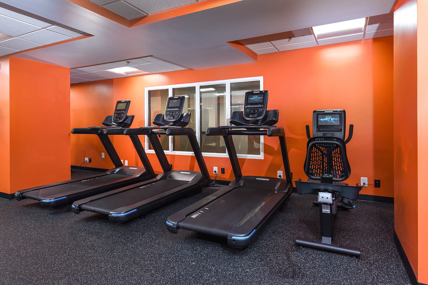 Fitness center at Cherry Hill Towers in Cherry Hill, New Jersey
