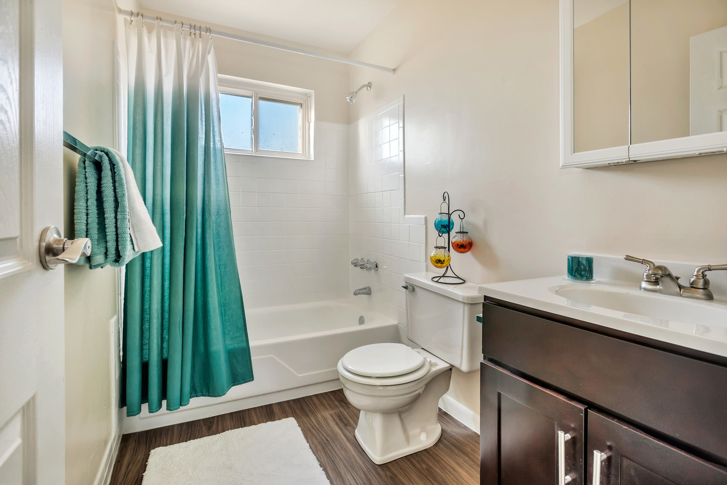 Model bedroom at Franklin Commons, Bensalem, Pennsylvania