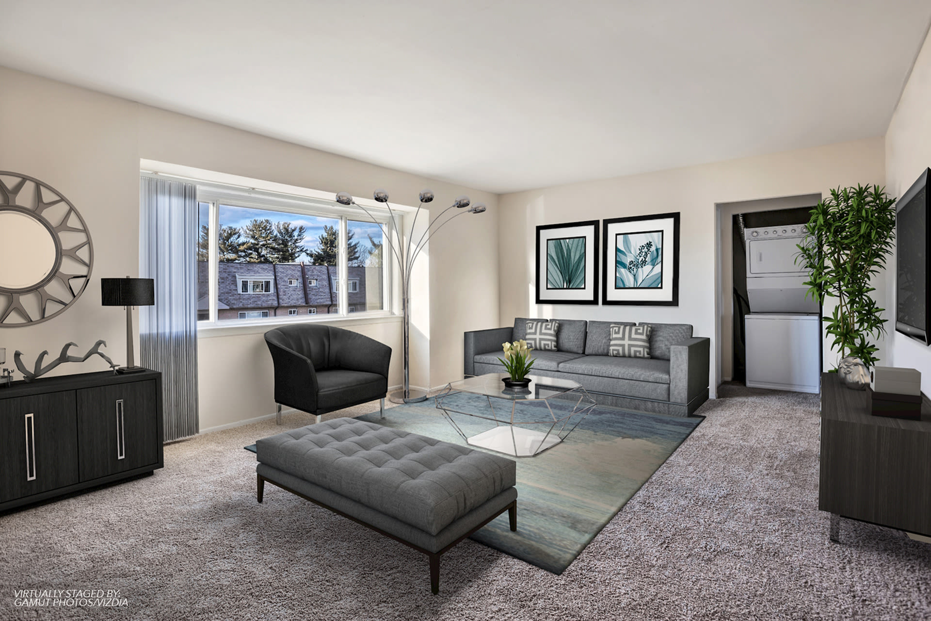 Model apartment at Franklin Commons, Bensalem, Pennsylvania