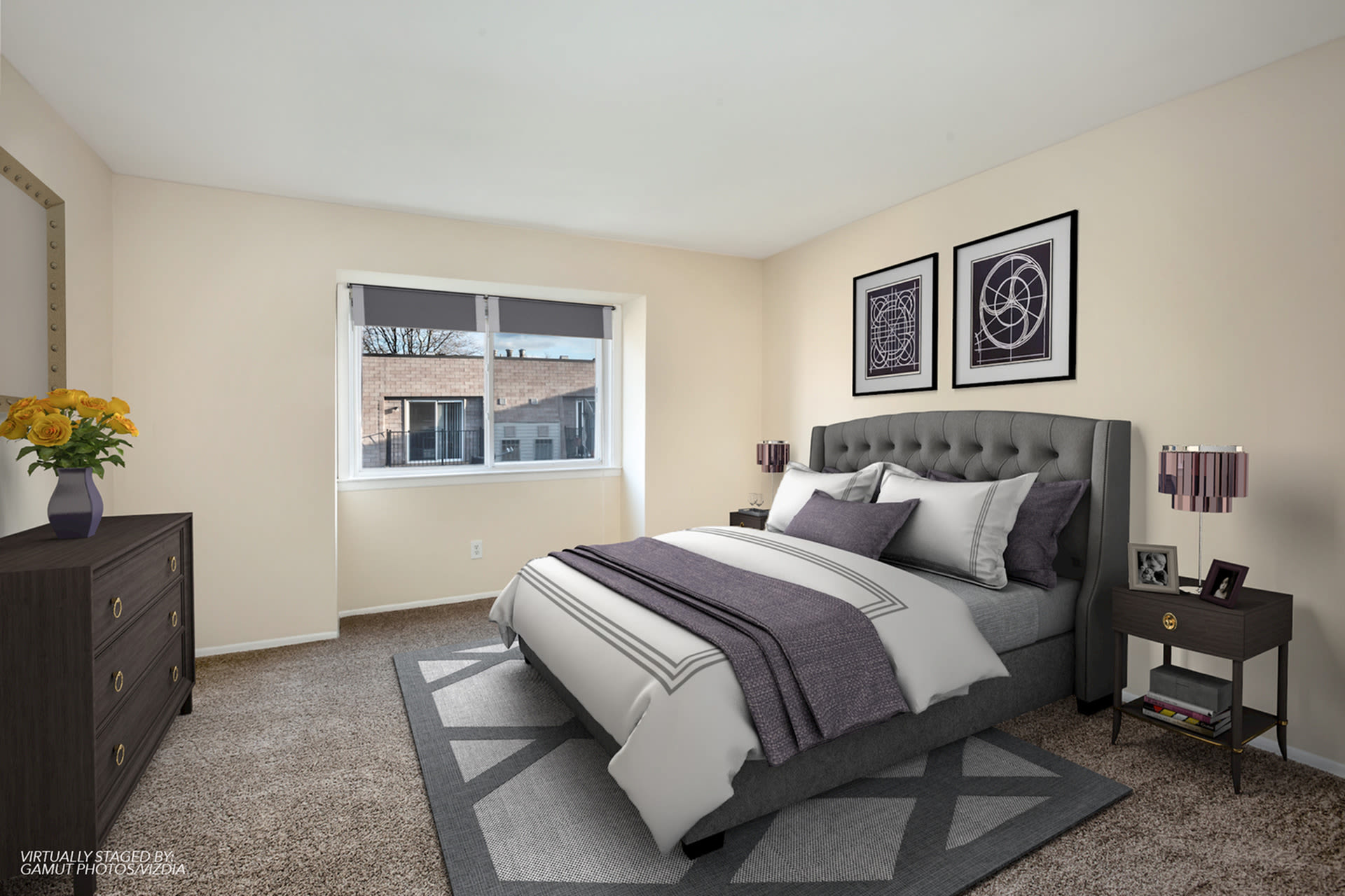 Open floor plan at Franklin Commons, Bensalem, Pennsylvania