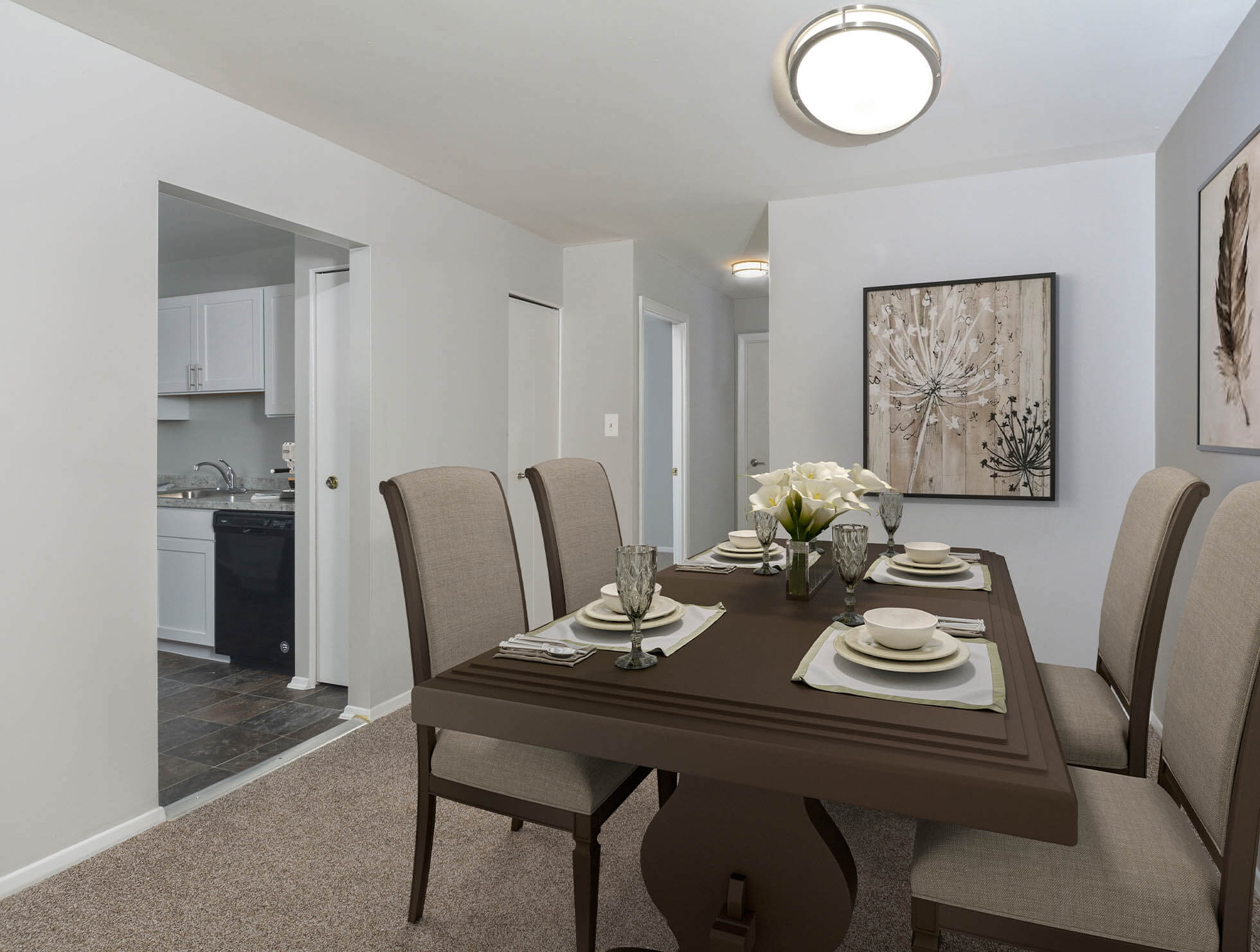 Dining room at Greenspring, York, Pennsylvania