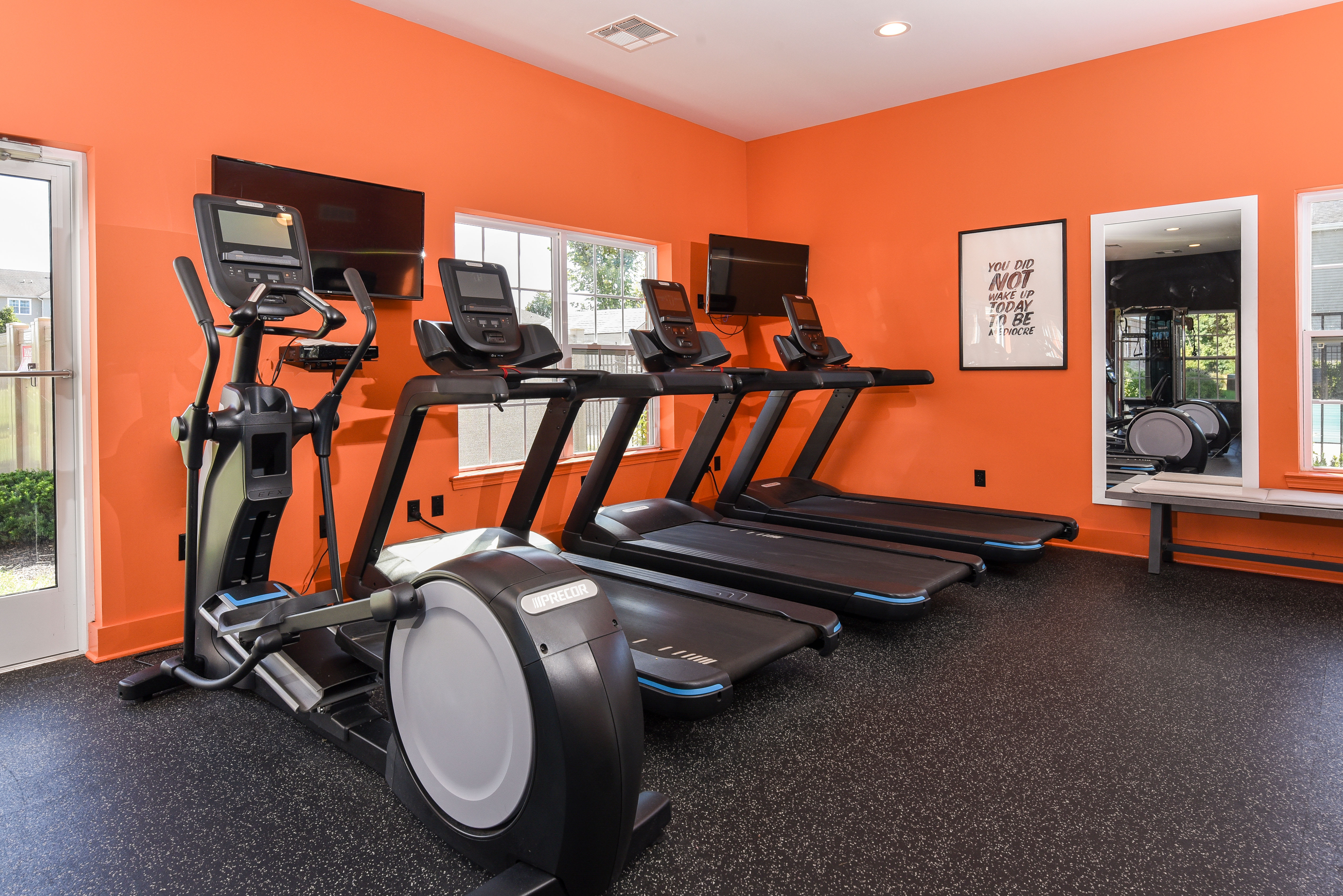 fitness center at Aspen Court in Piscataway, New Jersey