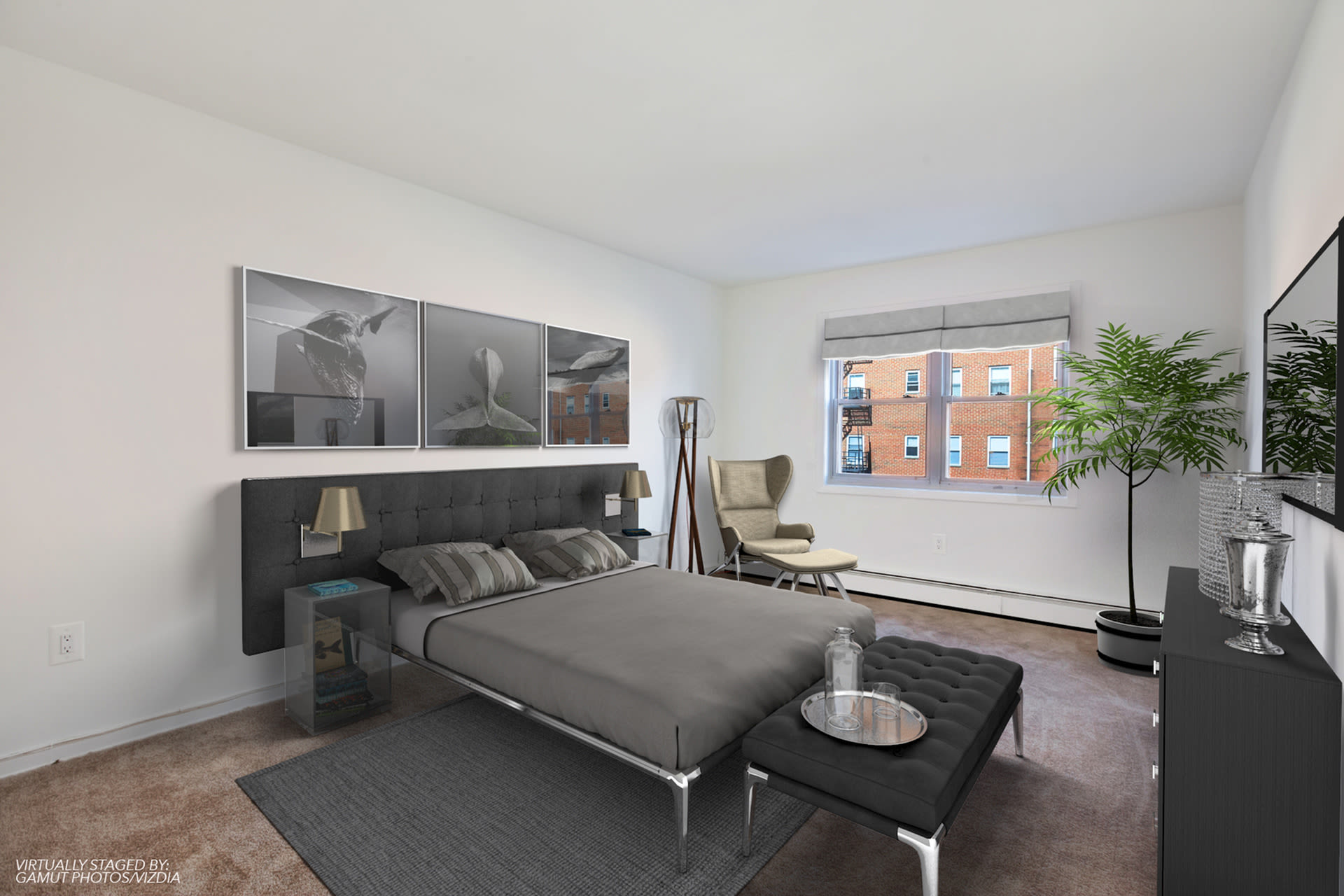 Cozy bedroom at Joralemon, Belleville, New Jersey