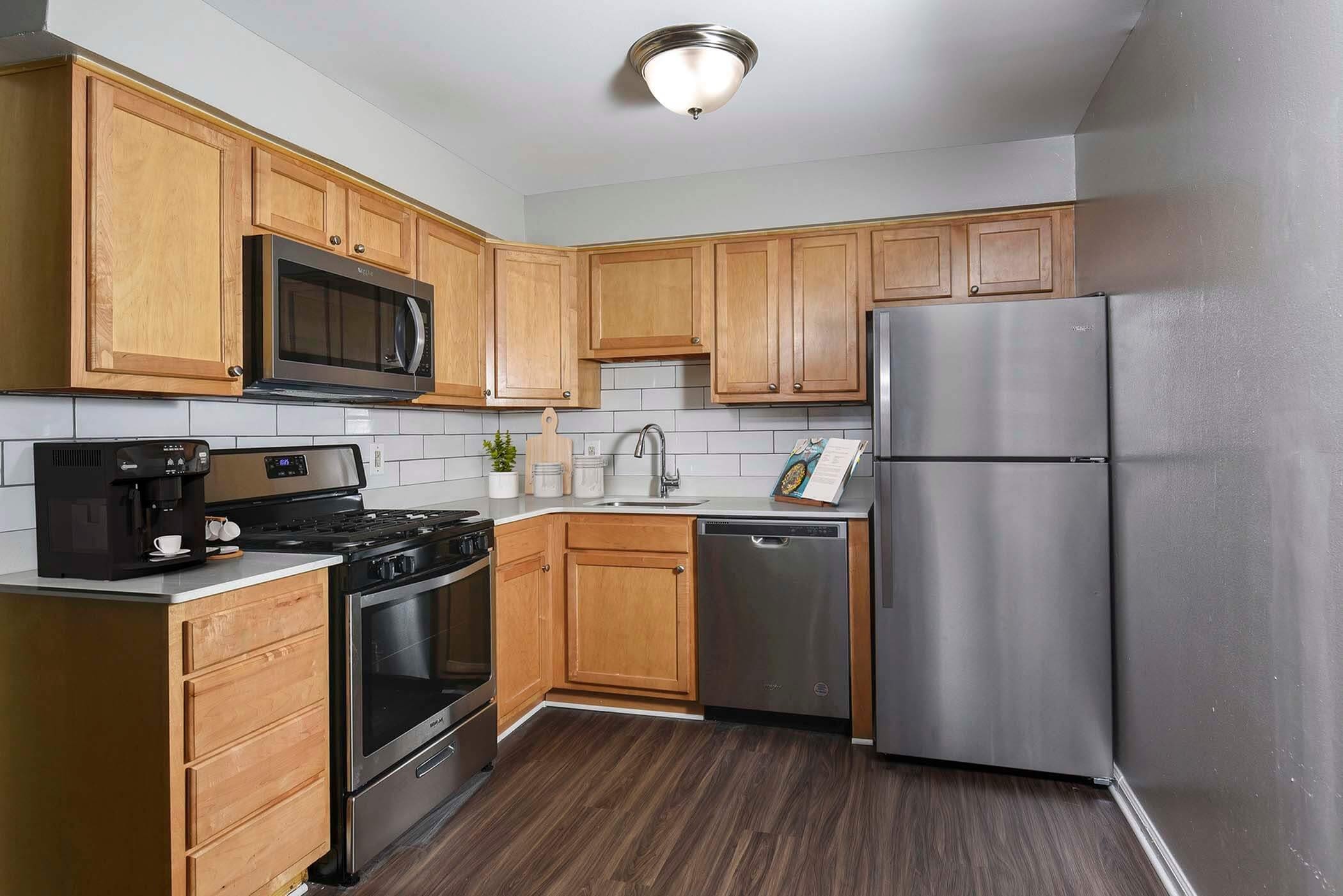 Model kitchen at The Wellington, Hatboro, Pennsylvania