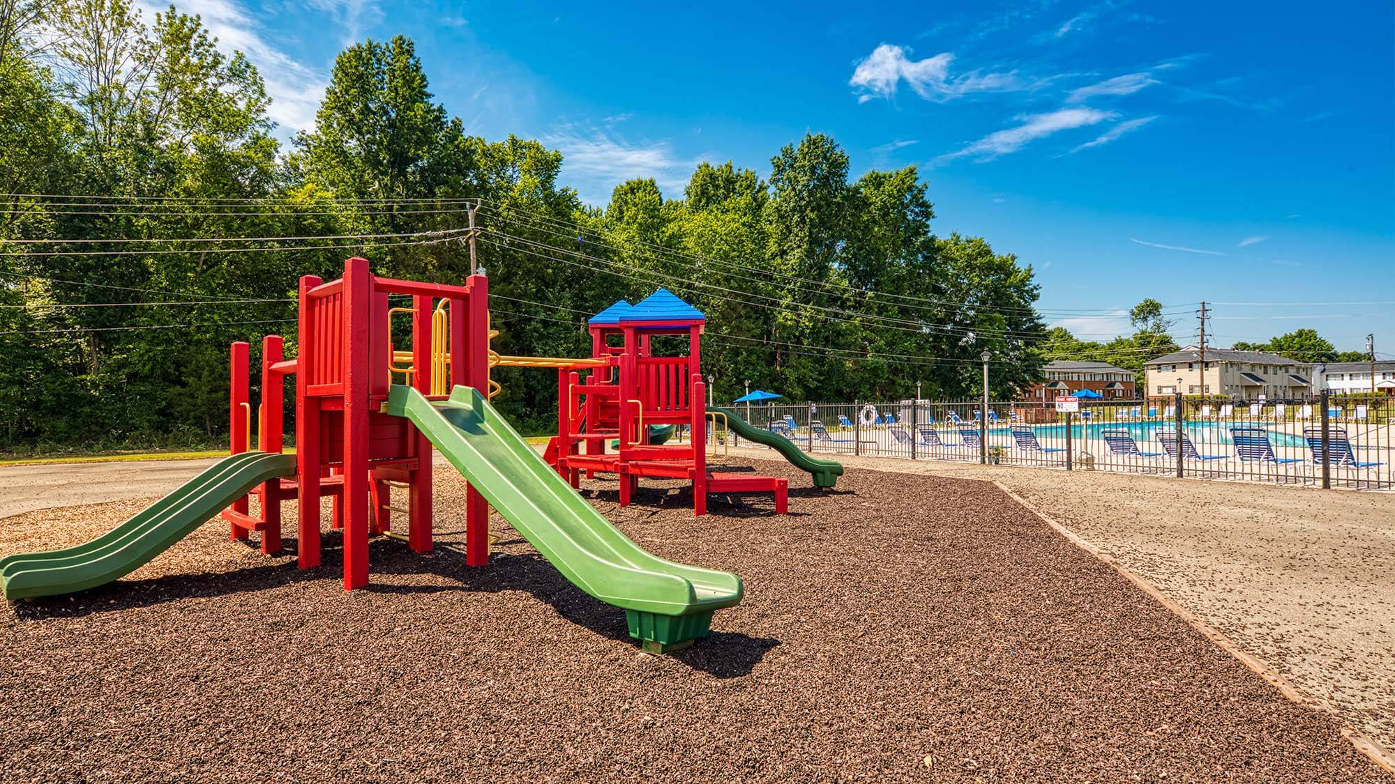 Playground at Pointe at River City in Richmond, Virginia