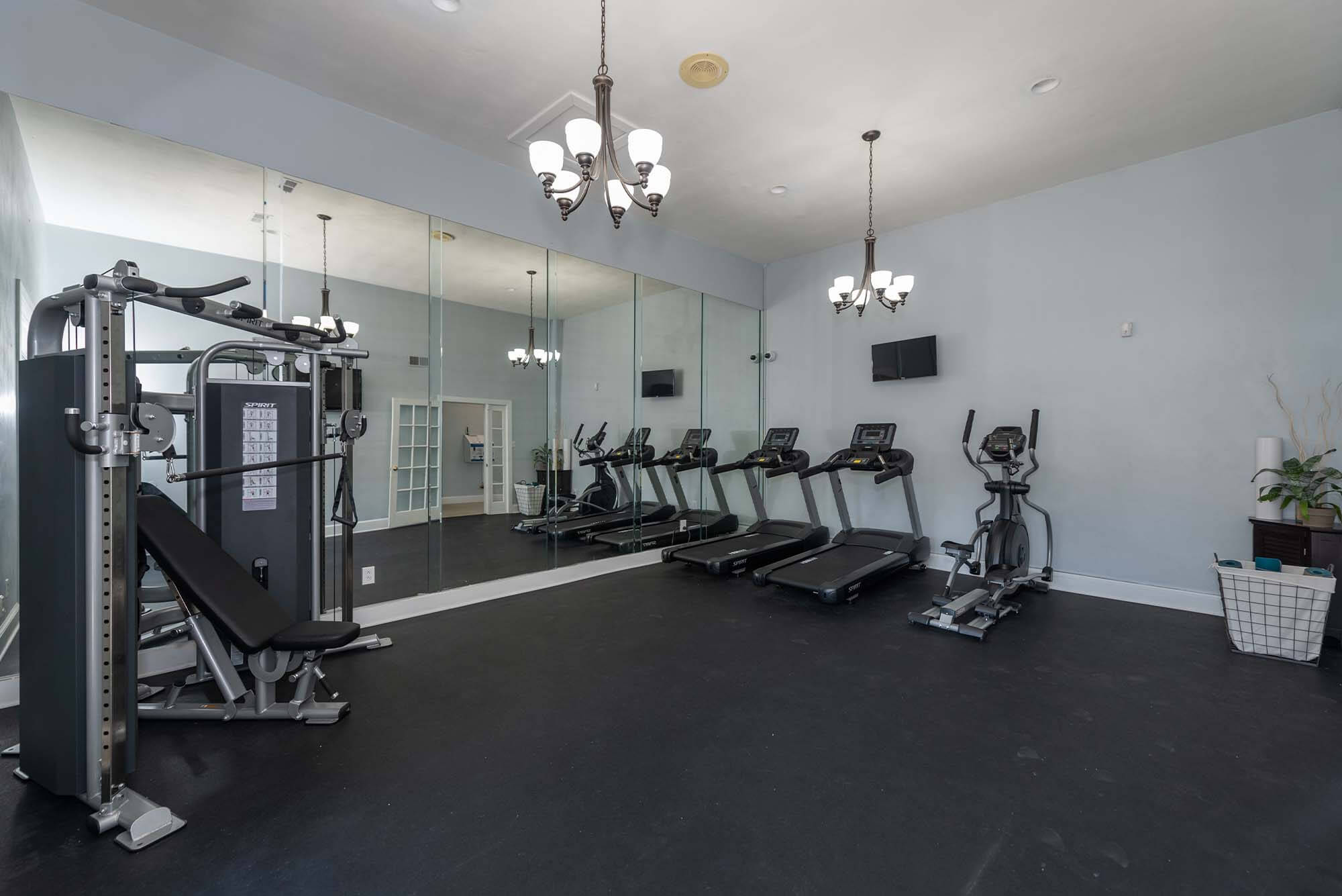 Fitness center at Reserves at Tidewater in Norfolk, Virginia