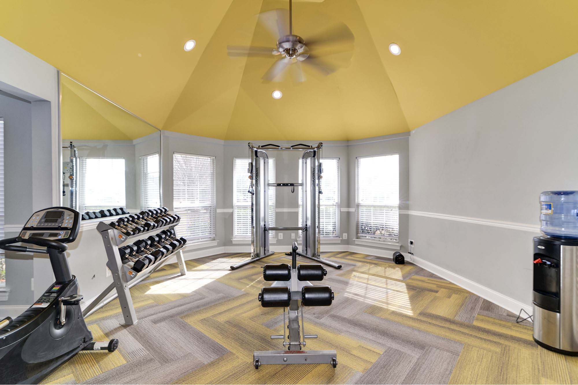 Fitness center at Stonegate Apartments in Elkton, Maryland