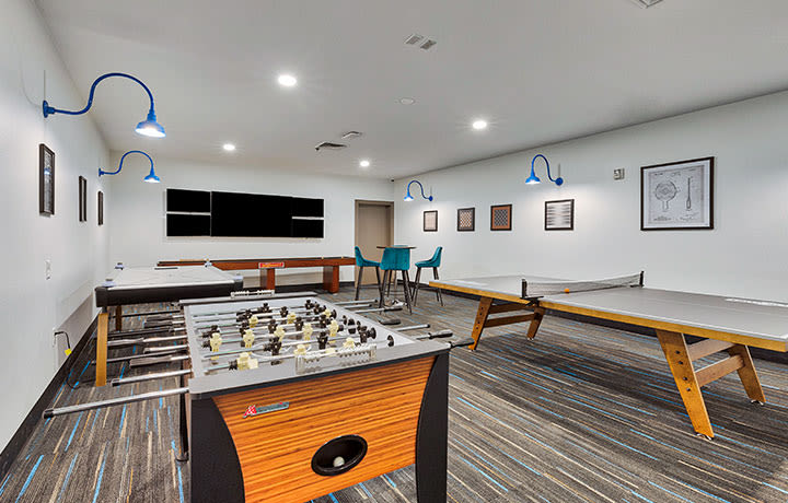 Game room at The Retreat at Bothell, Bothell, Washington