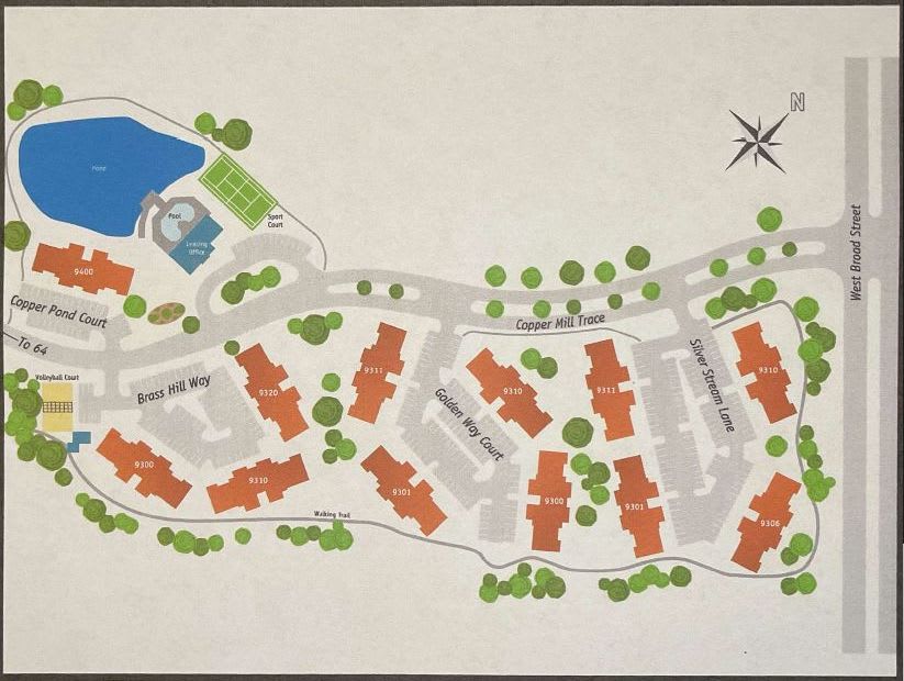 Sitemap of Copper Mill Apartments in Richmond, Virginia
