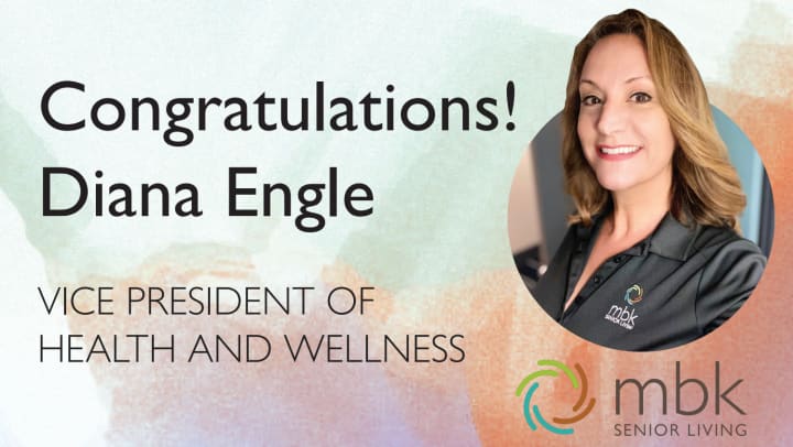 MBK SENIOR LIVING PROMOTES ENGLE TO VICE PRESIDENT OF HEALTH & WELLNESS