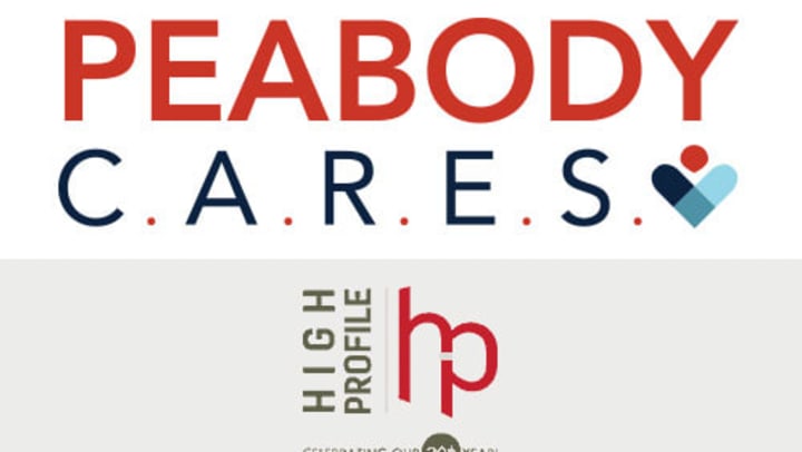 Peabody cares logo