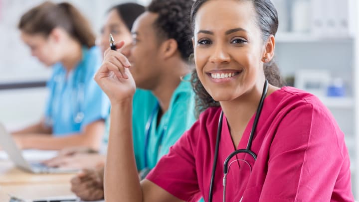 CNAs study to become Med Techs