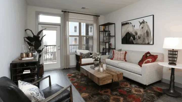 Living room of an apartment