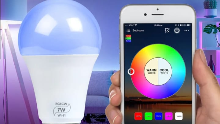 Smart bulb mobile application