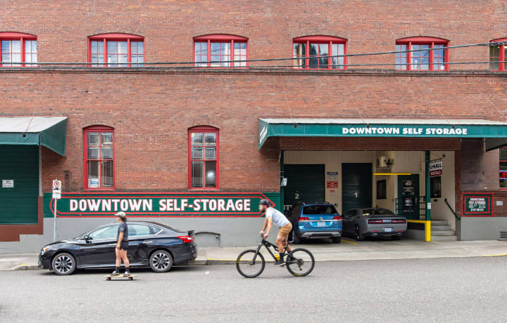 self storage portland oregon pearl district bike 