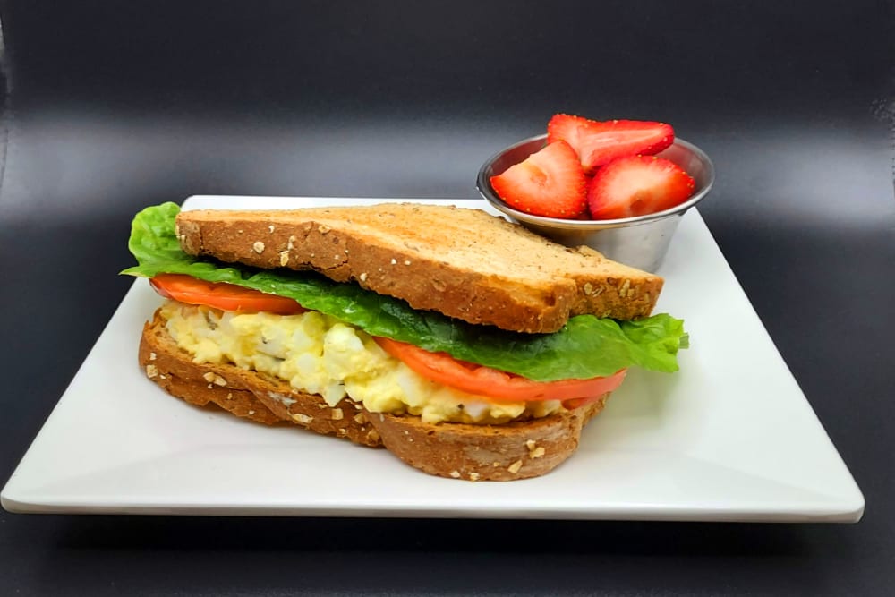 Fresh Egg Salad Sandwich at Heron Pointe Senior Living in Monmouth, Oregon