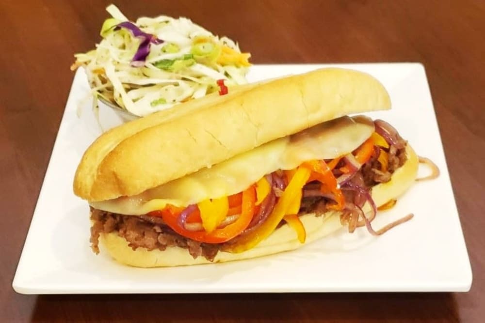 Fresh Philly Cheese Steak Whole at Heron Pointe Senior Living in Monmouth, Oregon