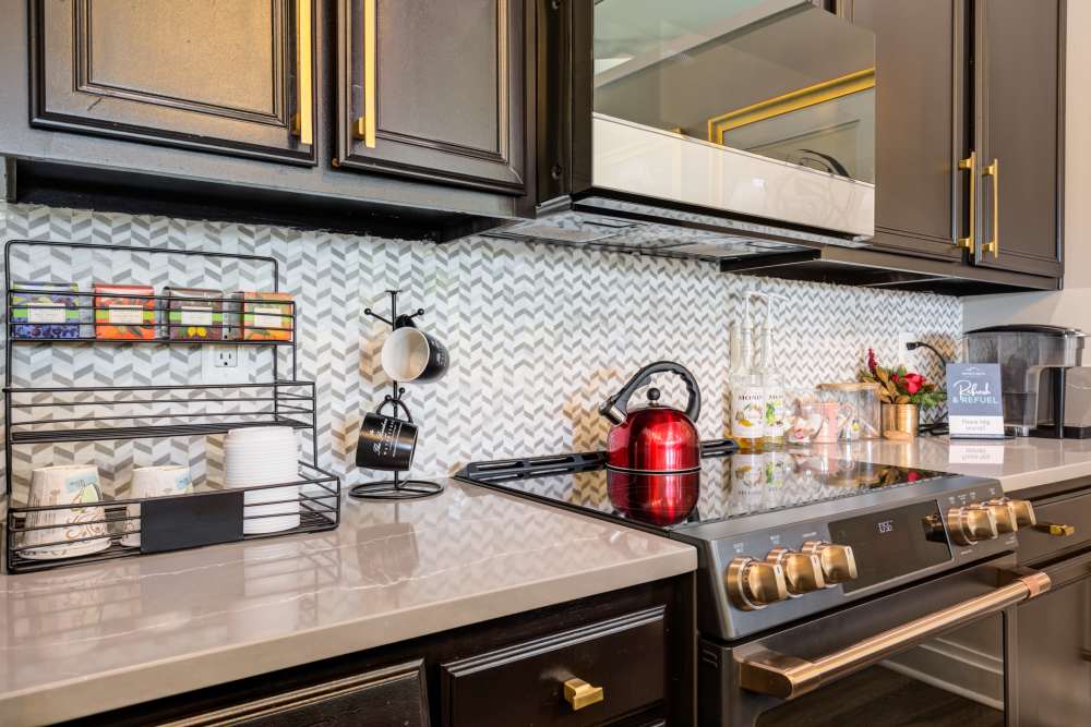 Kitchenette at The Residences at Waterstone in Pikesville, Maryland