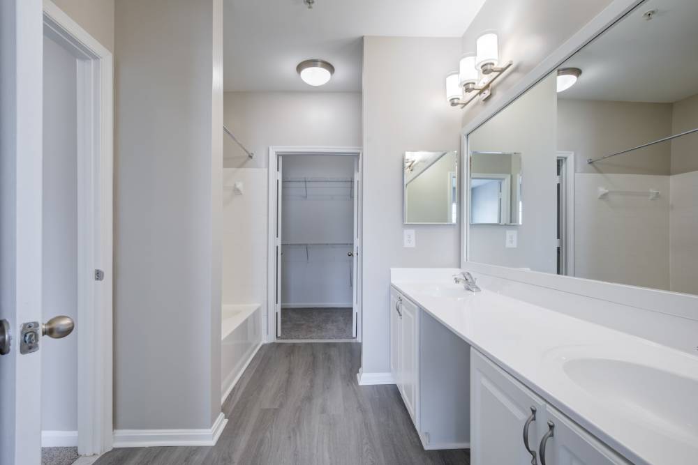 Bathroom at The Residences at Waterstone in Pikesville, Maryland