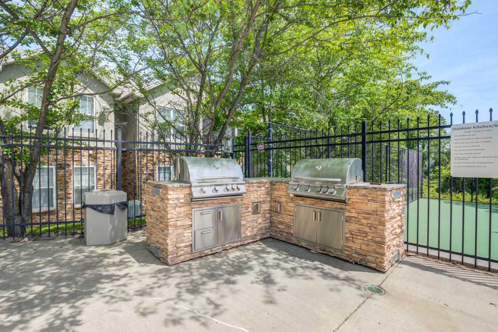 Grills at The Residences at Waterstone in Pikesville, Maryland